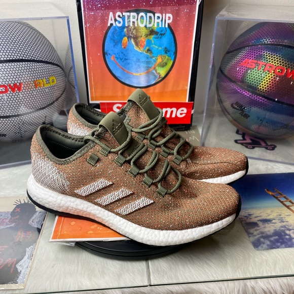🆕 - Adidas PureBOOST GO Raw Khaki - Size: M 11.5 - Picture 2 of 11